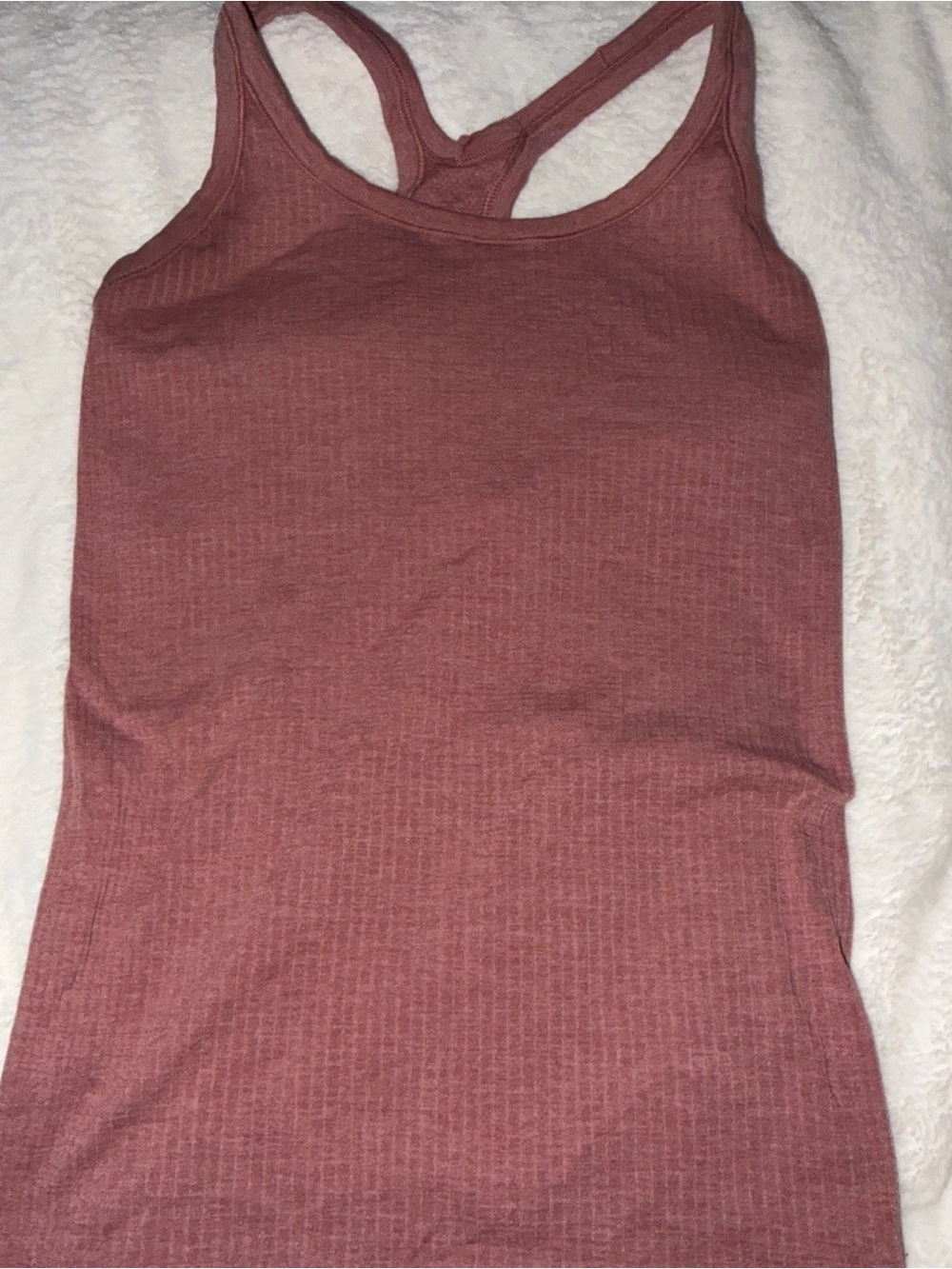 lululemon athletica Ribbed Racerback Tank - Dusty Rose